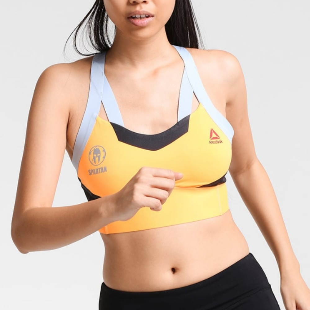 Reebok SPARTAN Sports Bra Orange Size S